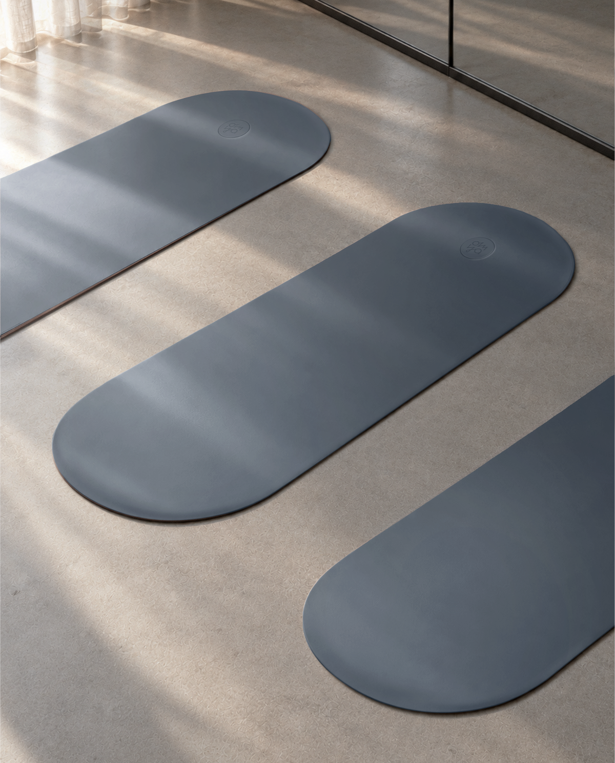 Oval Advanced Grip Yoga Mat - Lagoon