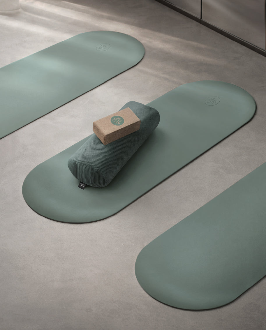 Oval Advanced Grip Yogamatte - Forest