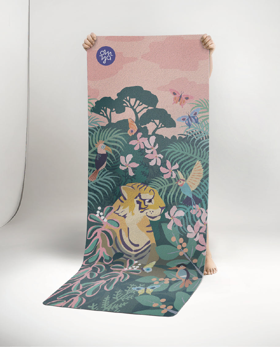 Kinder Yogamatte - Curious Tiger
