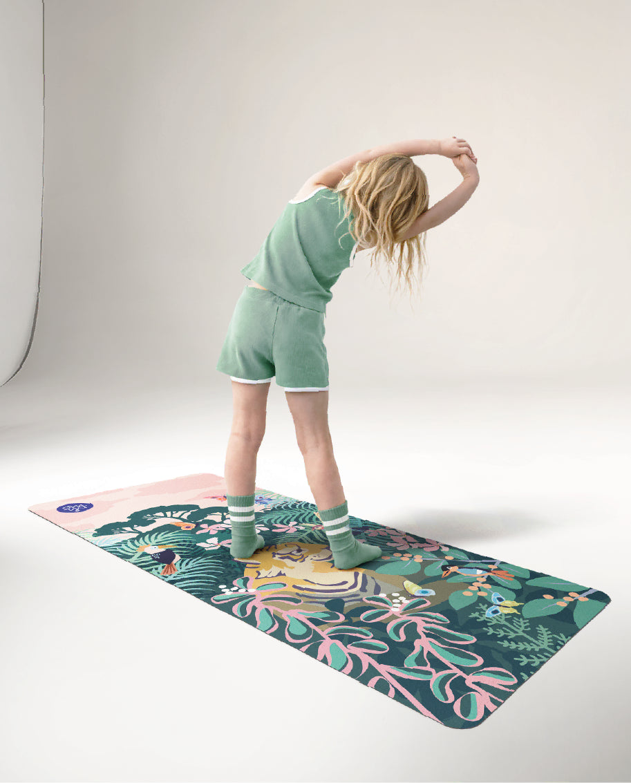 Kinder Yogamatte - Curious Tiger