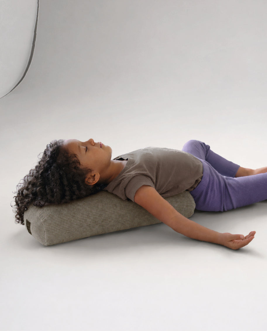 Children's Yoga Bolster - Dune Cord