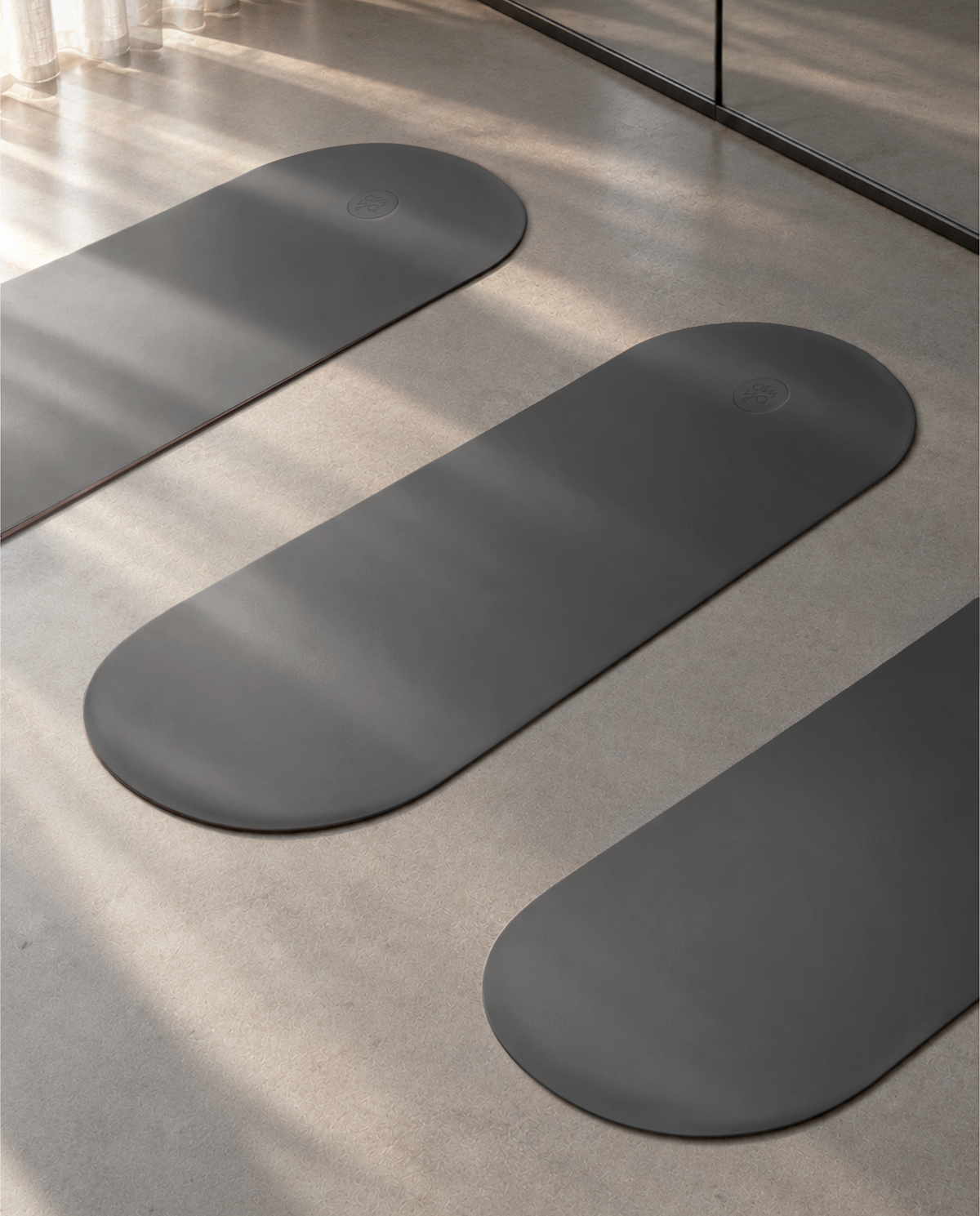Oval Advanced Grip Yoga Mat - Granit