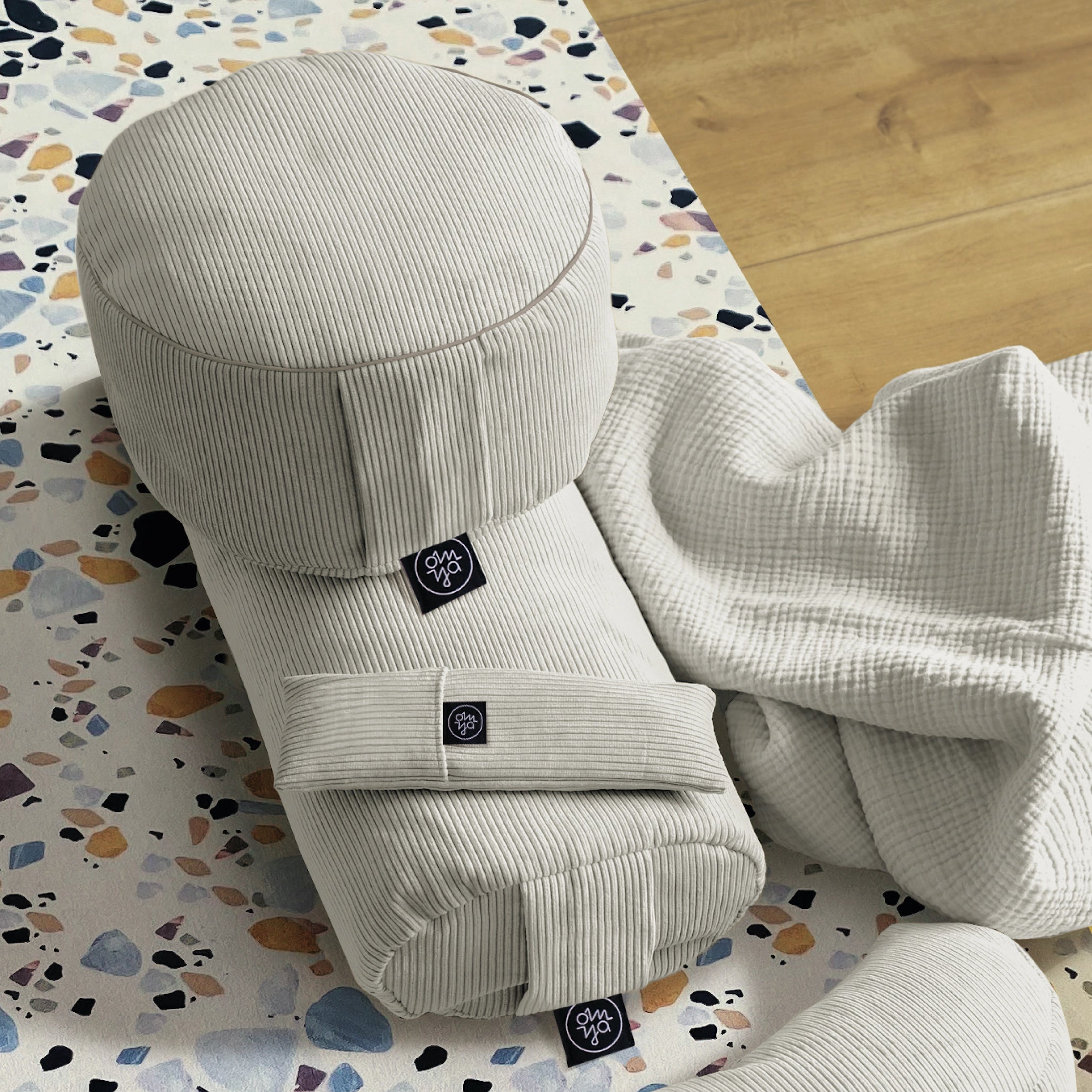 Design yoga cushion - Pale Cord (B-Stock)