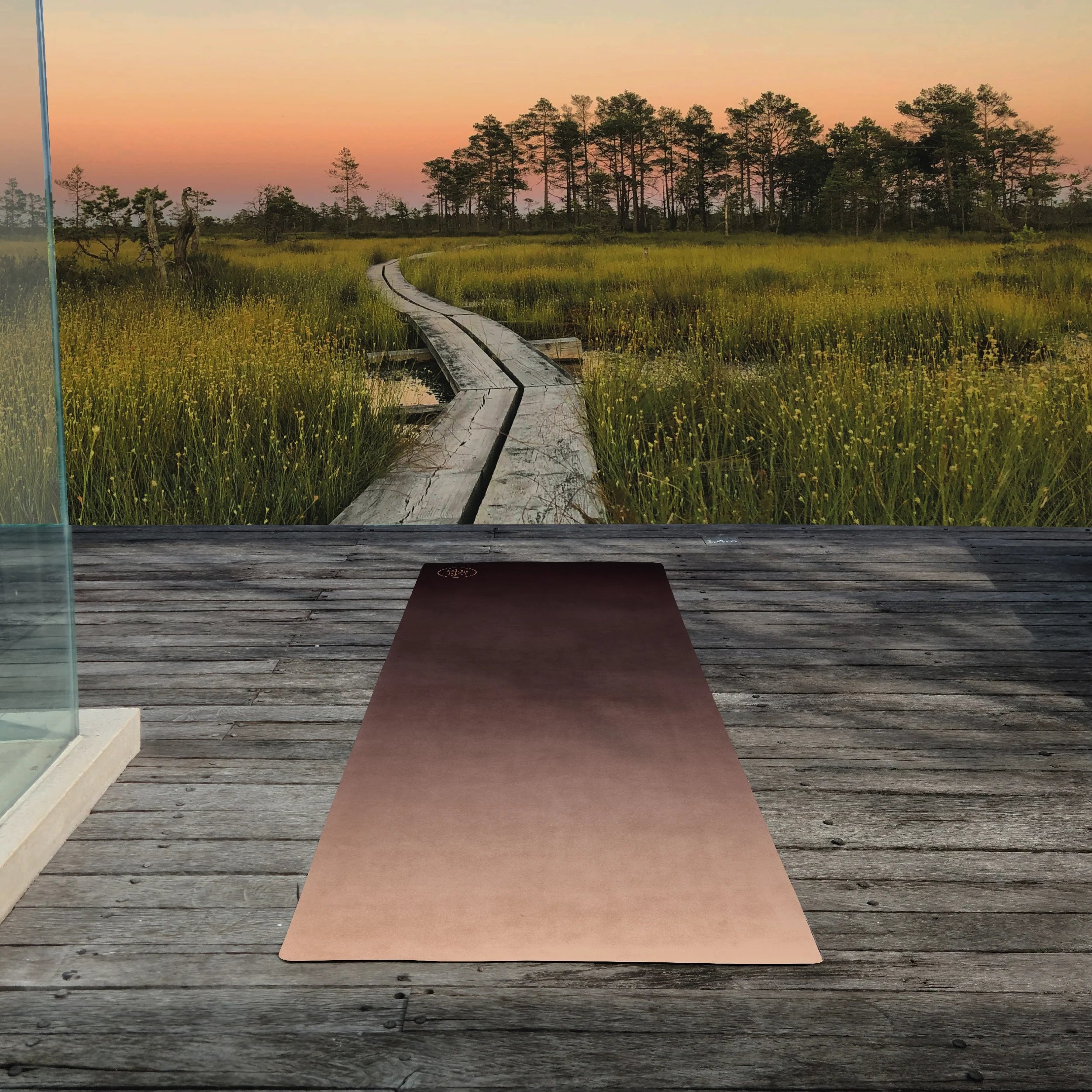 Sensual Flow Travel Yoga Mat - Terracotta Blush