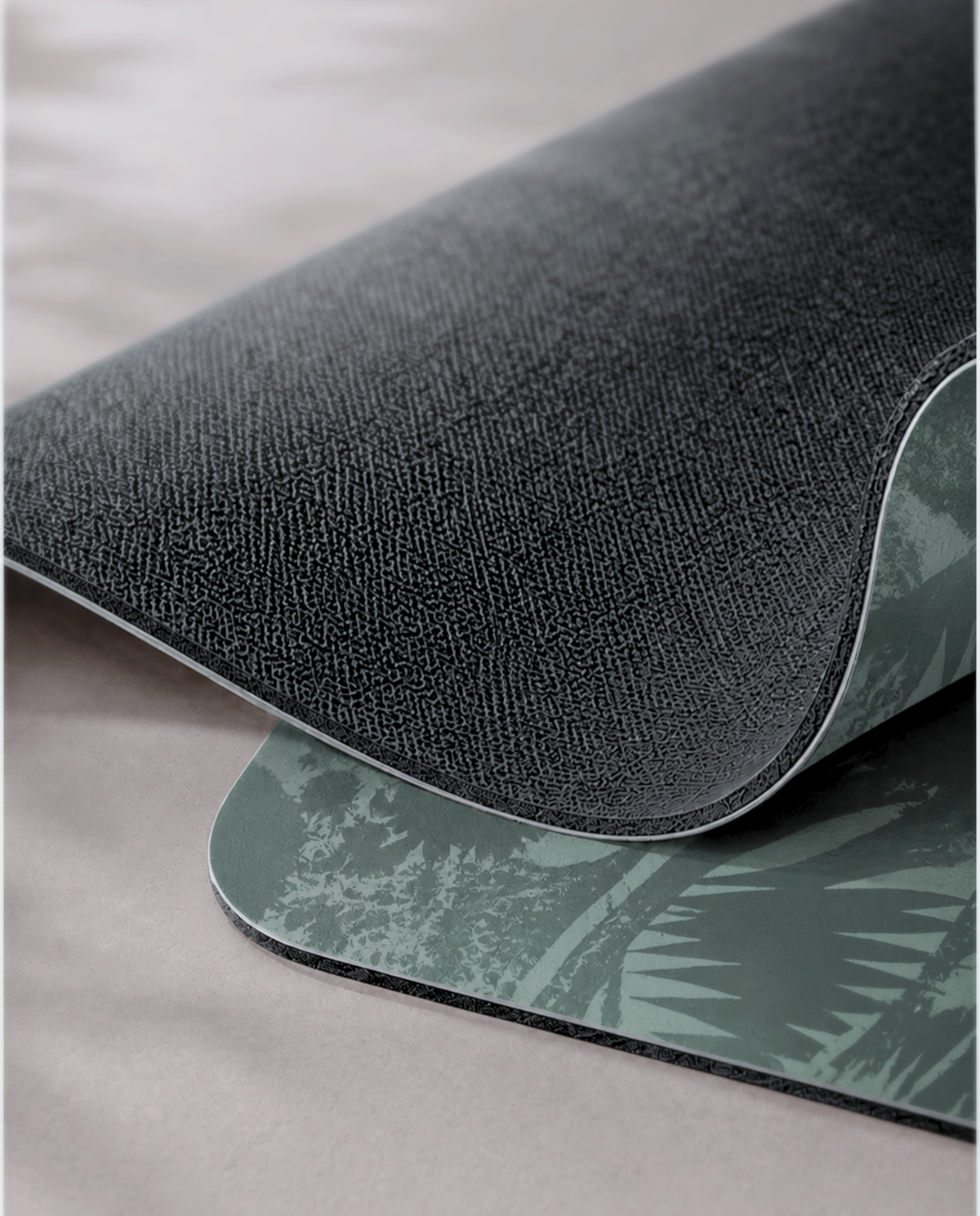 Yoga Mat Advanced Grip - Green Botanic