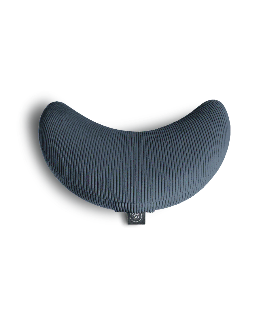 Design Yoga Halbmond Kissen - Lagoon Cord