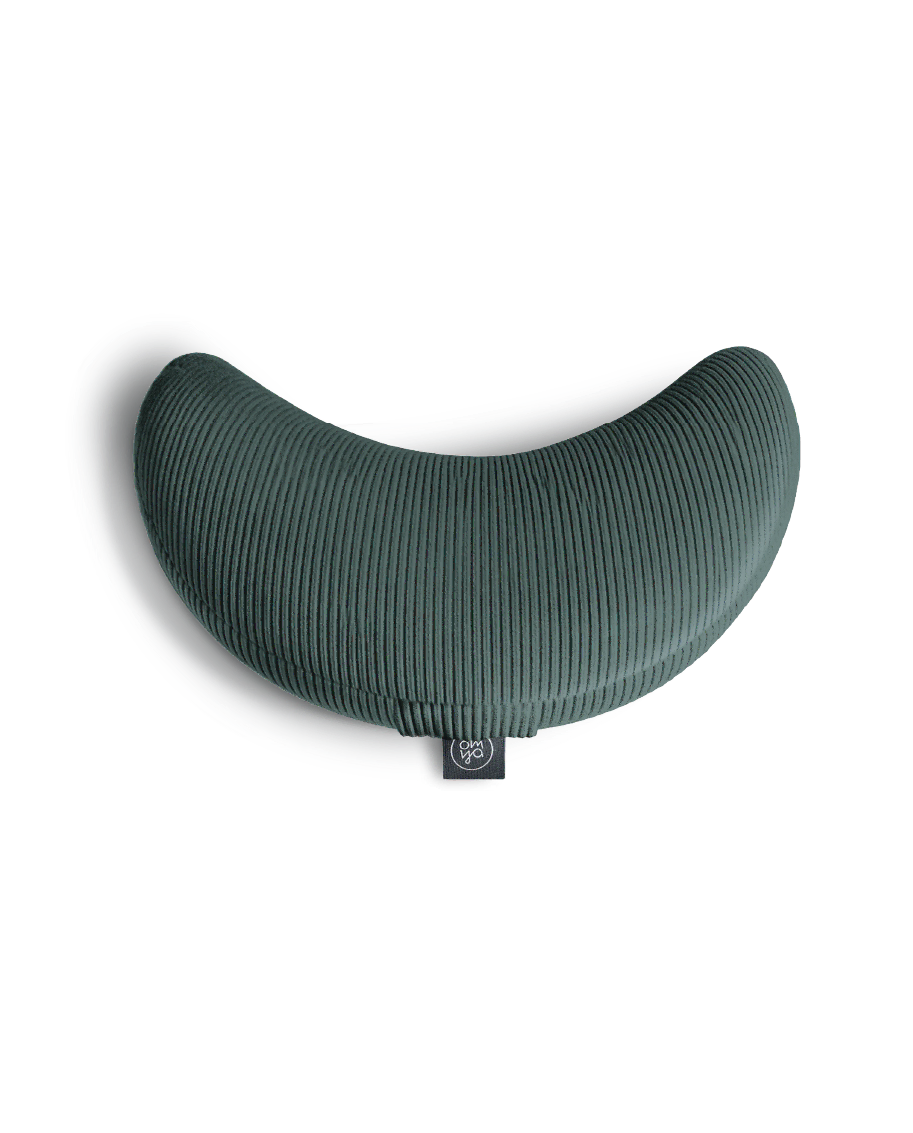 Design Yoga Half Moon Cushion - Forest Cord