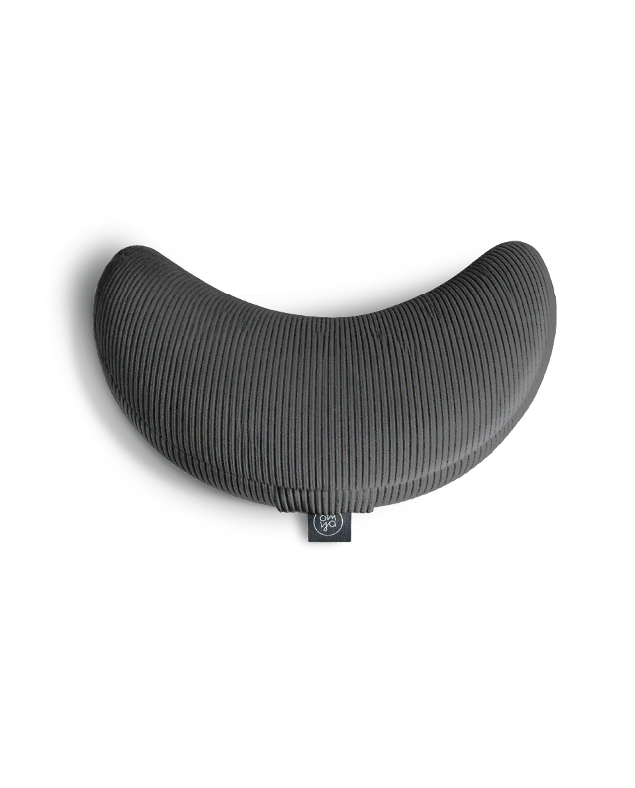 Design Yoga Half Moon Cushion - Granit Cord